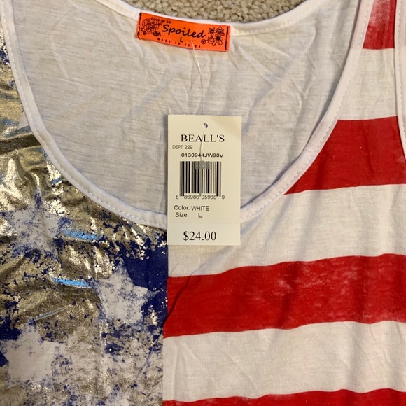 Patriotic fringe tank - Picture 8 of 10